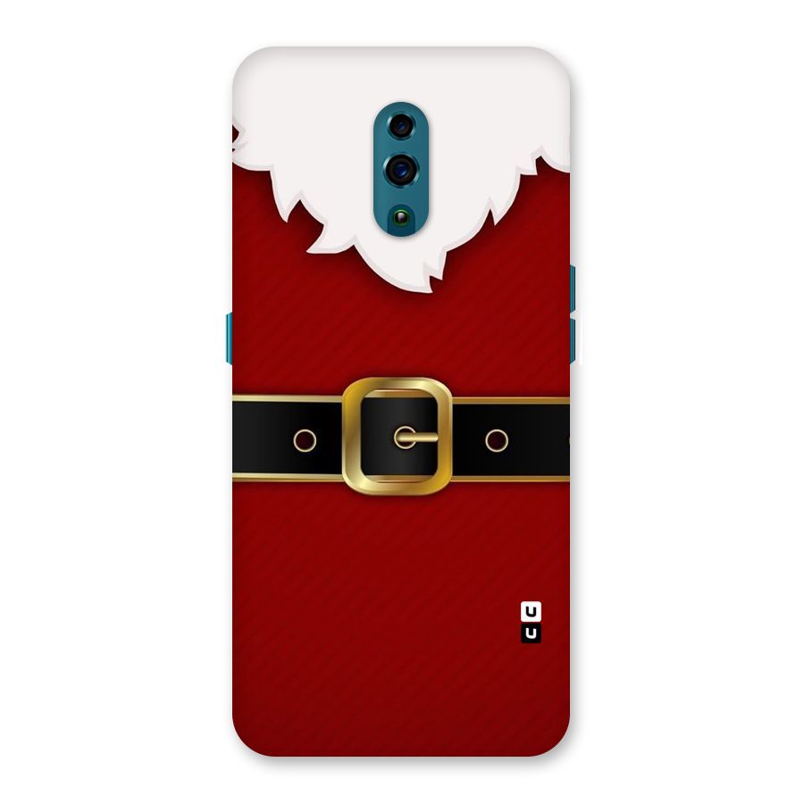 Black Belt Design Back Case for Oppo Reno