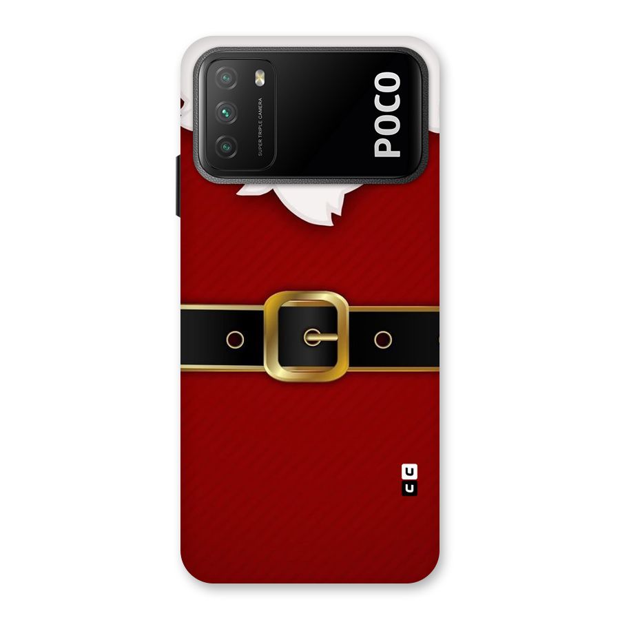 Black Belt Design Back Case for Poco M3
