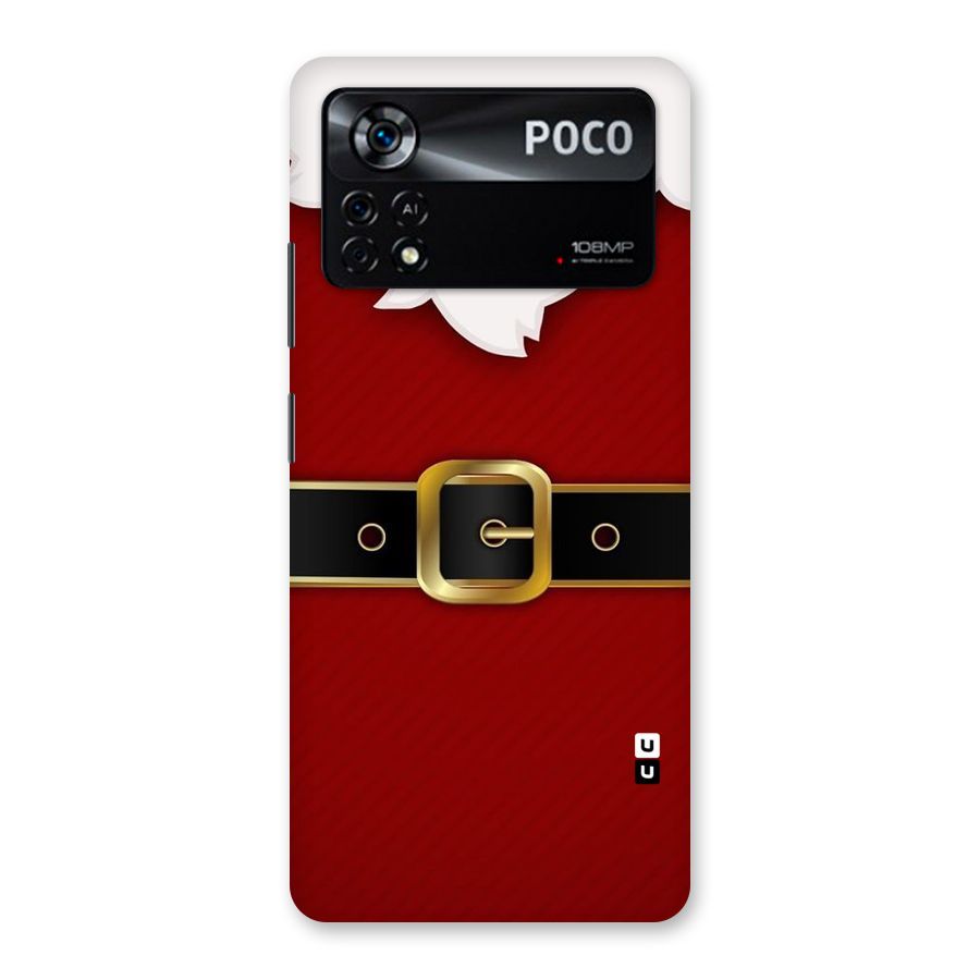 Black Belt Design Back Case for Poco X4 Pro 5G