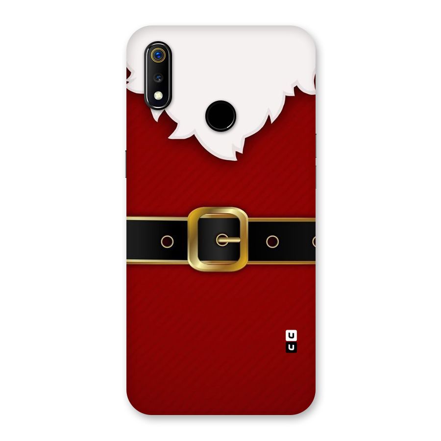 Black Belt Design Back Case for Realme 3