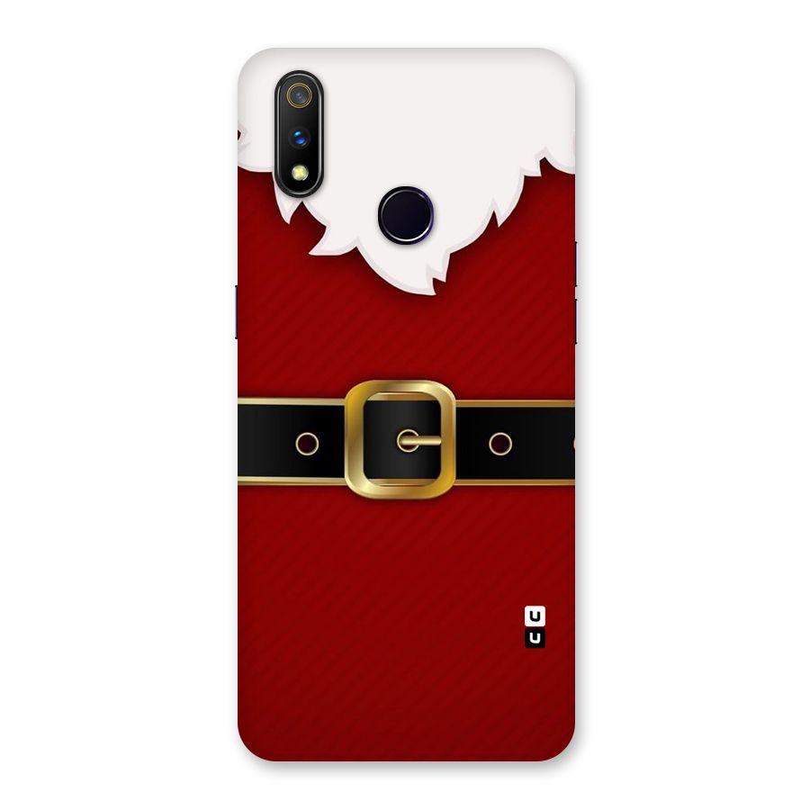 Black Belt Design Back Case for Realme 3 Pro
