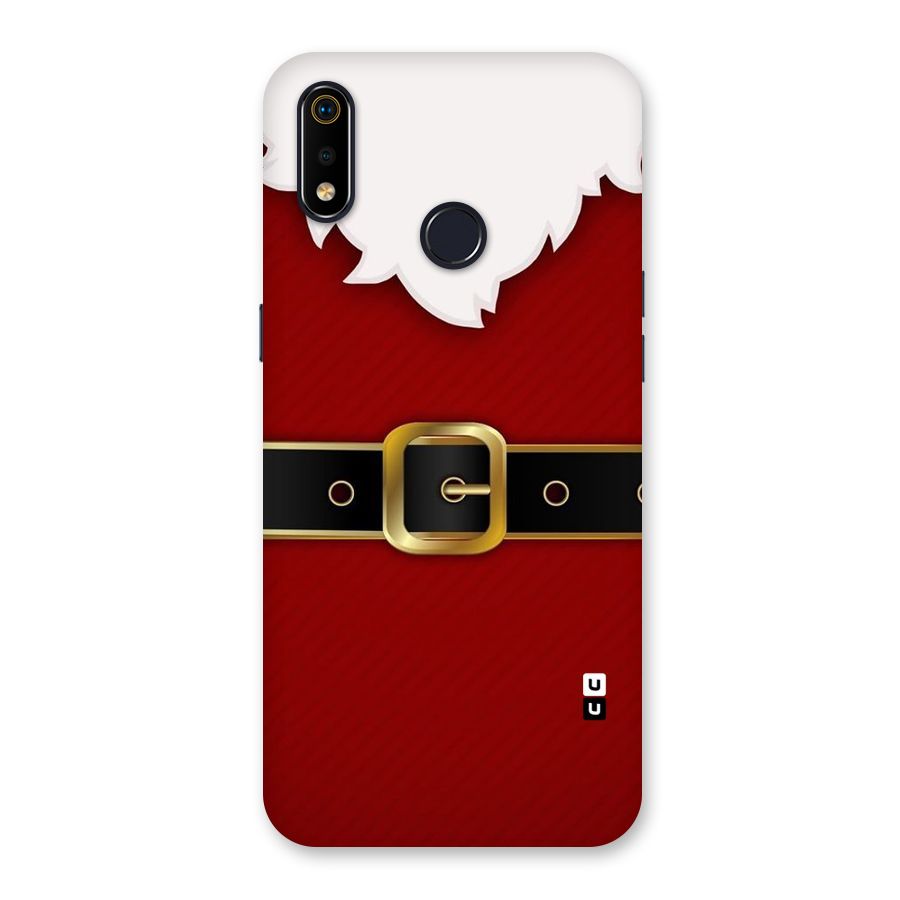 Black Belt Design Back Case for Realme 3i