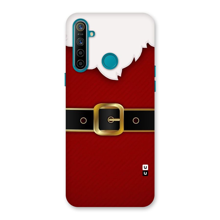 Black Belt Design Back Case for Realme 5i