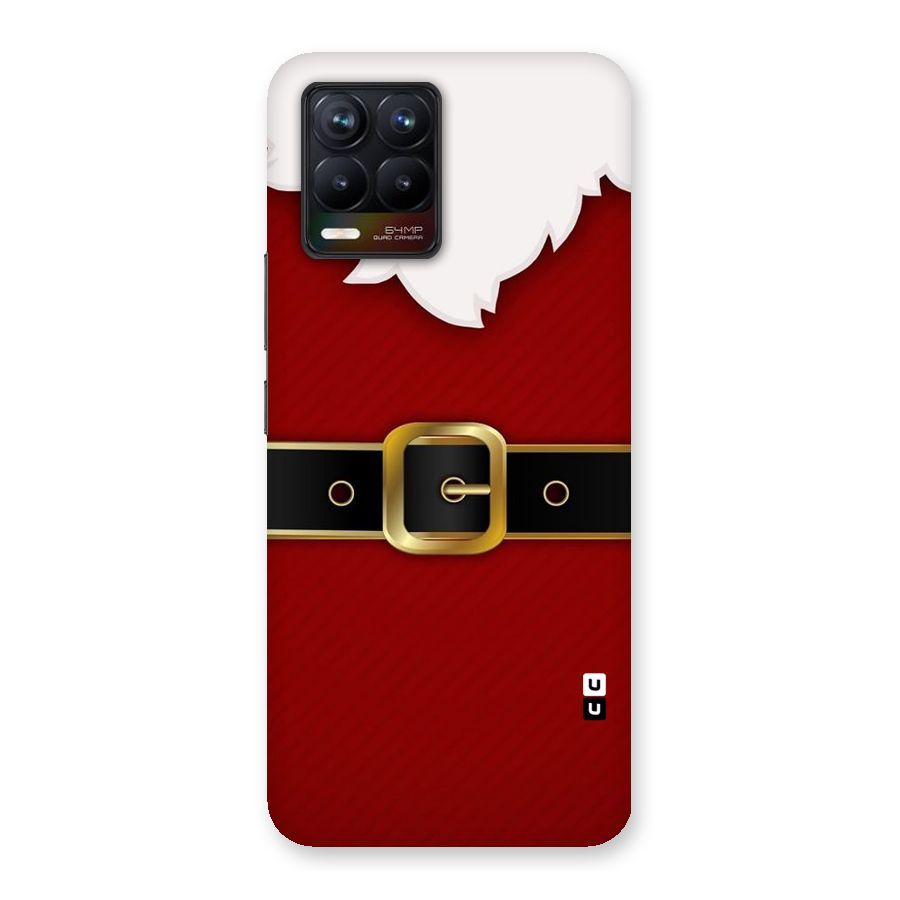 Black Belt Design Back Case for Realme 8