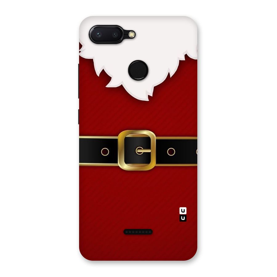 Black Belt Design Back Case for Redmi 6