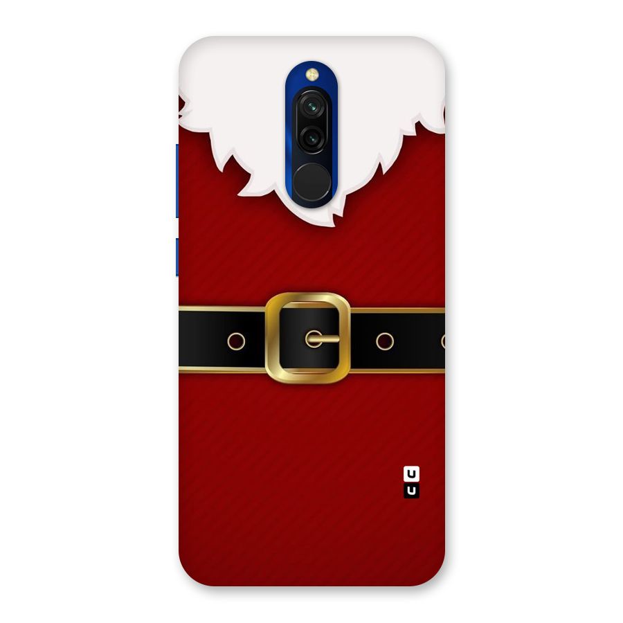 Black Belt Design Back Case for Redmi 8