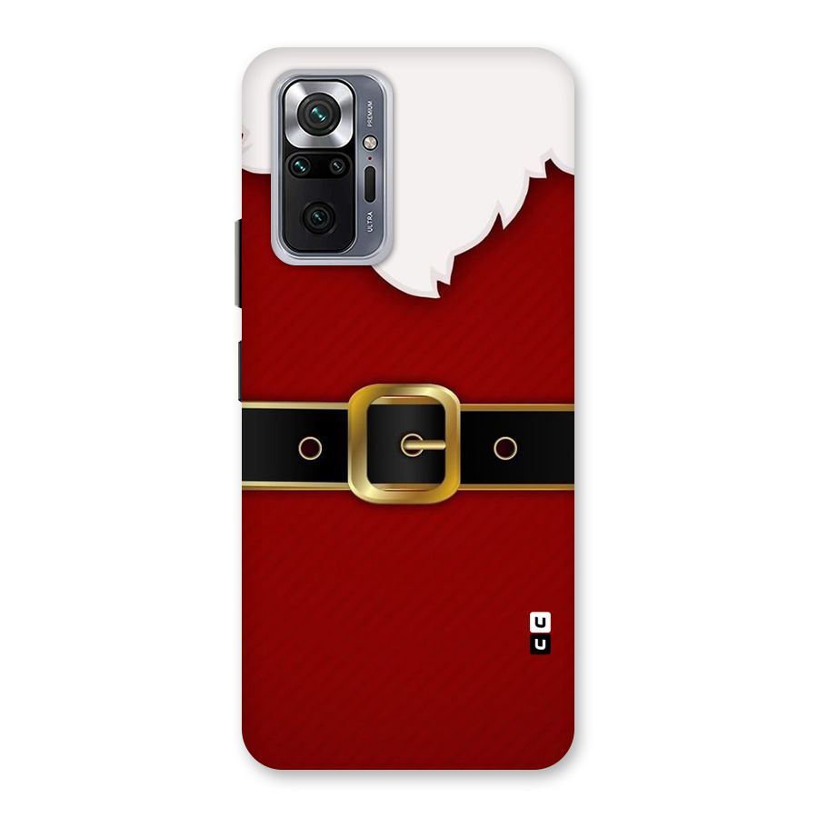 Black Belt Design Back Case for Redmi Note 10 Pro