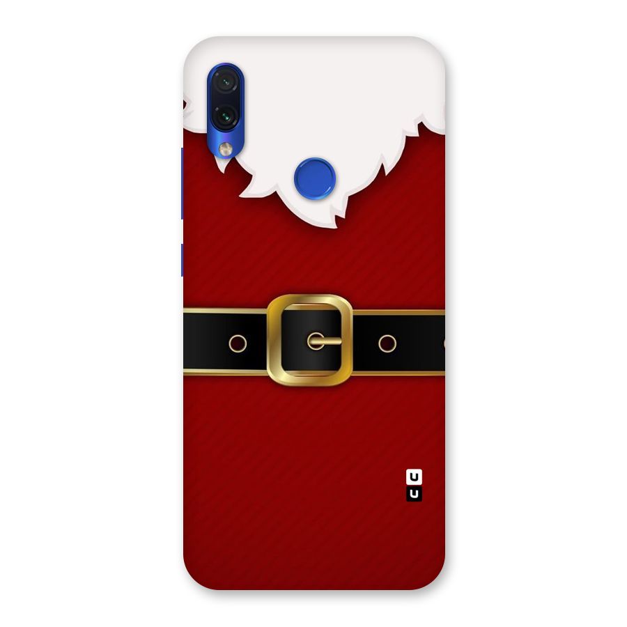 Black Belt Design Back Case for Redmi Note 7