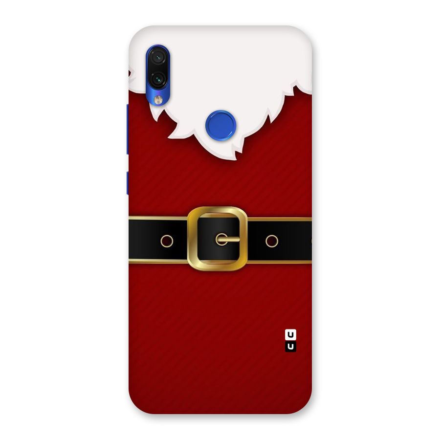 Black Belt Design Back Case for Redmi Note 7S