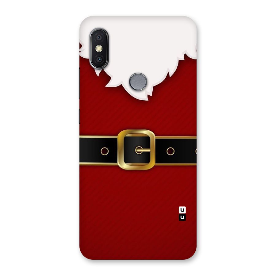 Black Belt Design Back Case for Redmi Y2