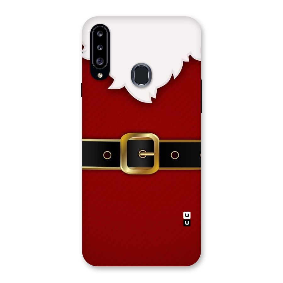 Black Belt Design Back Case for Samsung Galaxy A20s