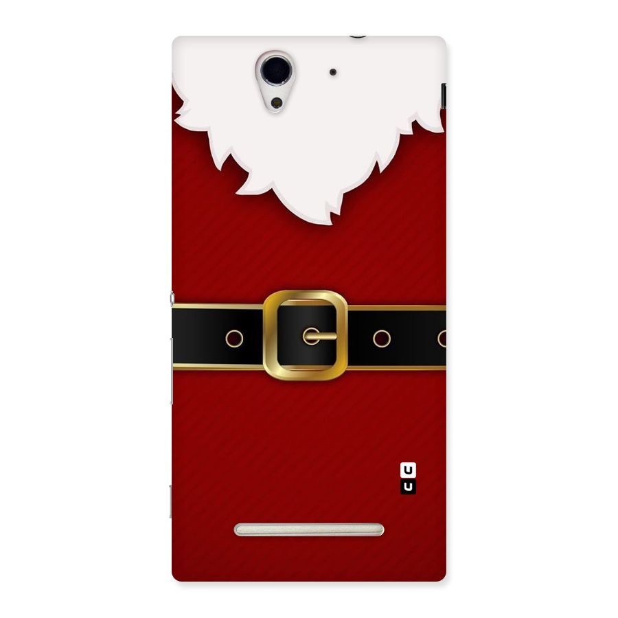 Black Belt Design Back Case for Sony Xperia C3