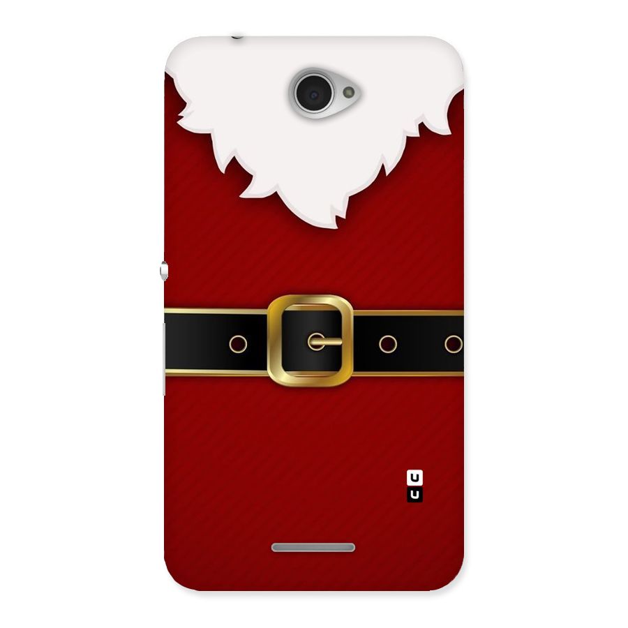 Black Belt Design Back Case for Sony Xperia E4