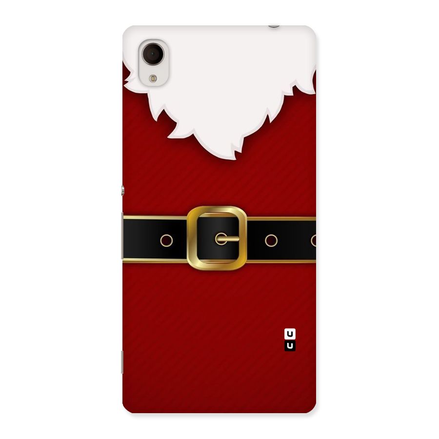 Black Belt Design Back Case for Sony Xperia M4