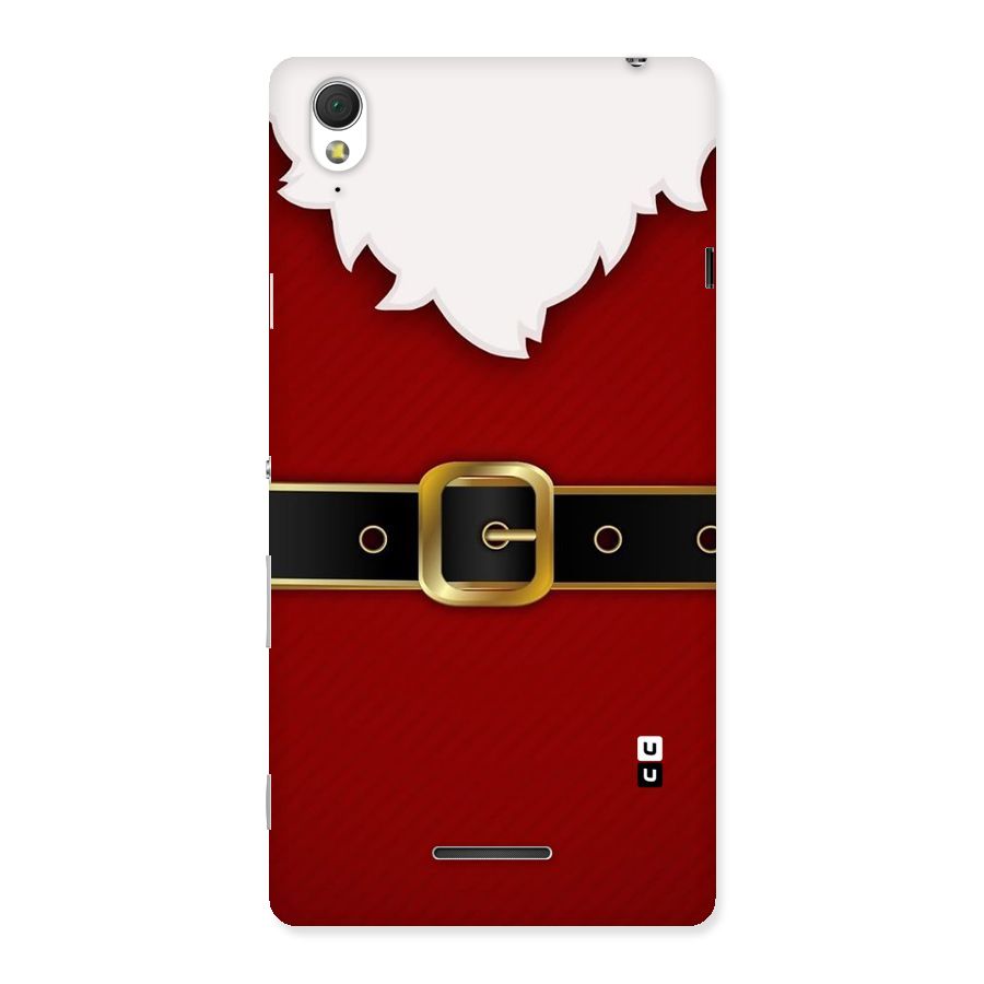 Black Belt Design Back Case for Sony Xperia T3