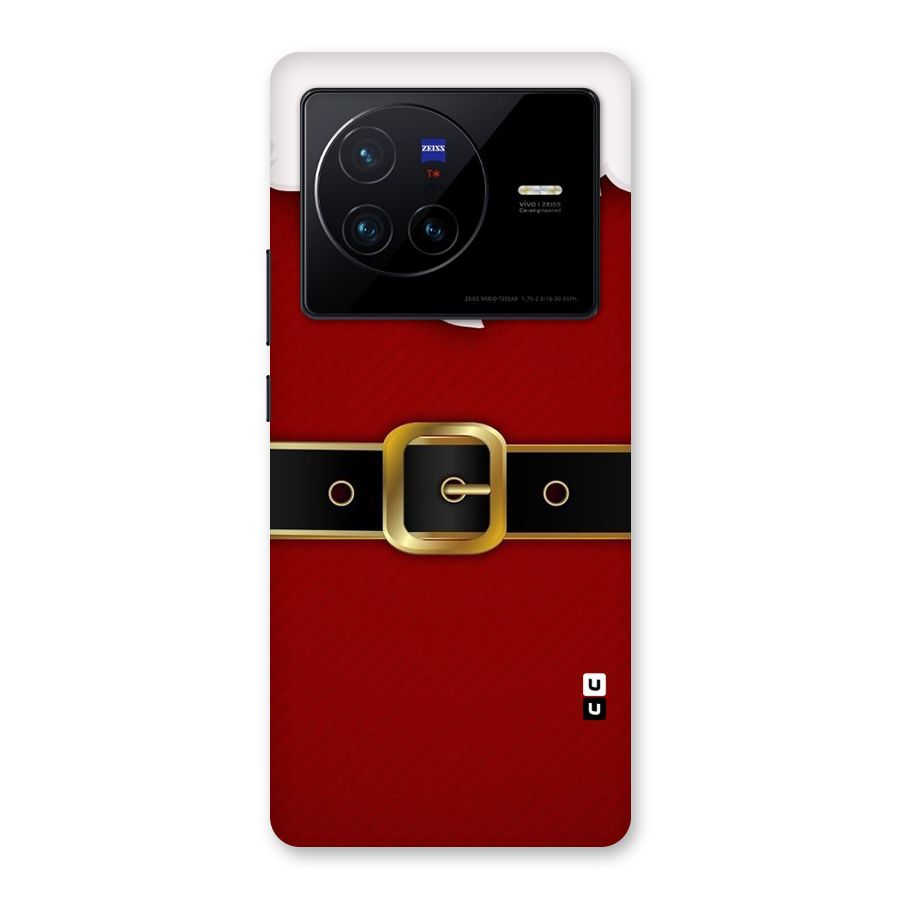 Black Belt Design Back Case for Vivo X80