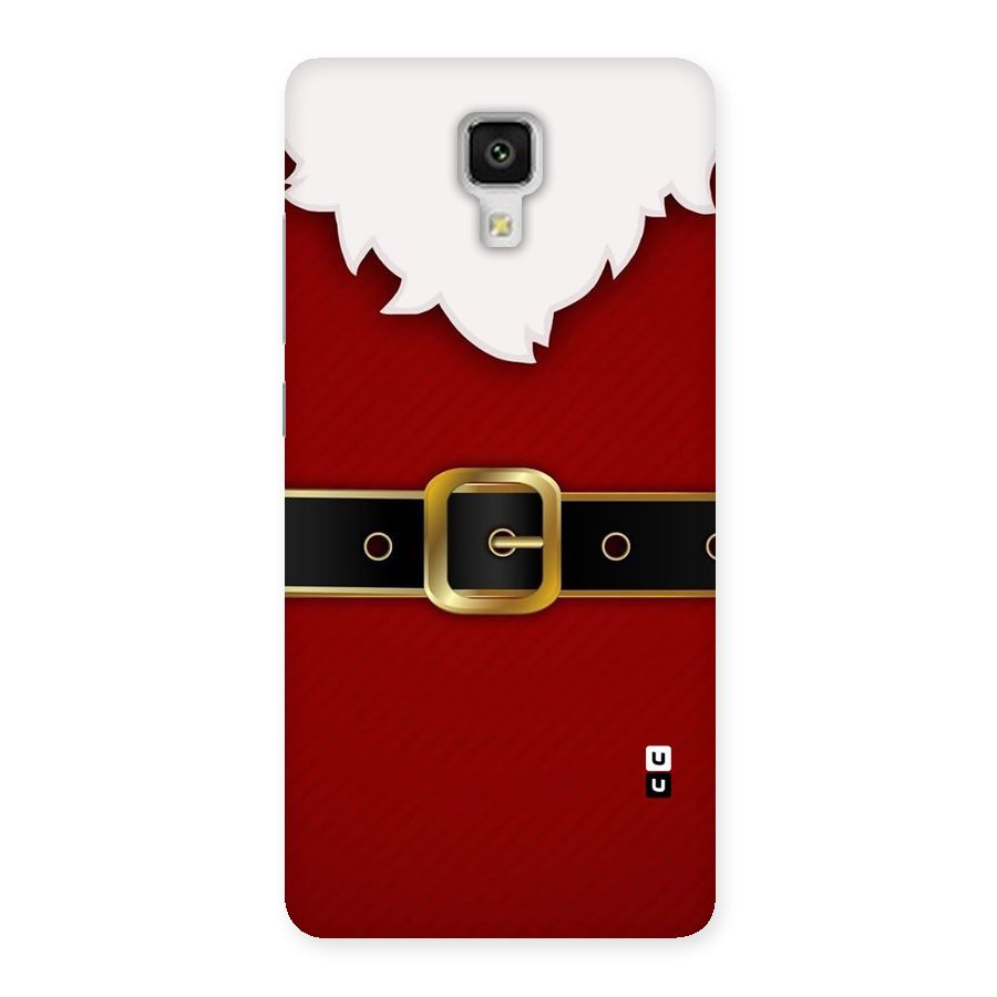 Black Belt Design Back Case for Xiaomi Mi 4