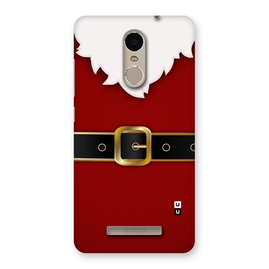Black Belt Design Back Case for Xiaomi Redmi Note 3