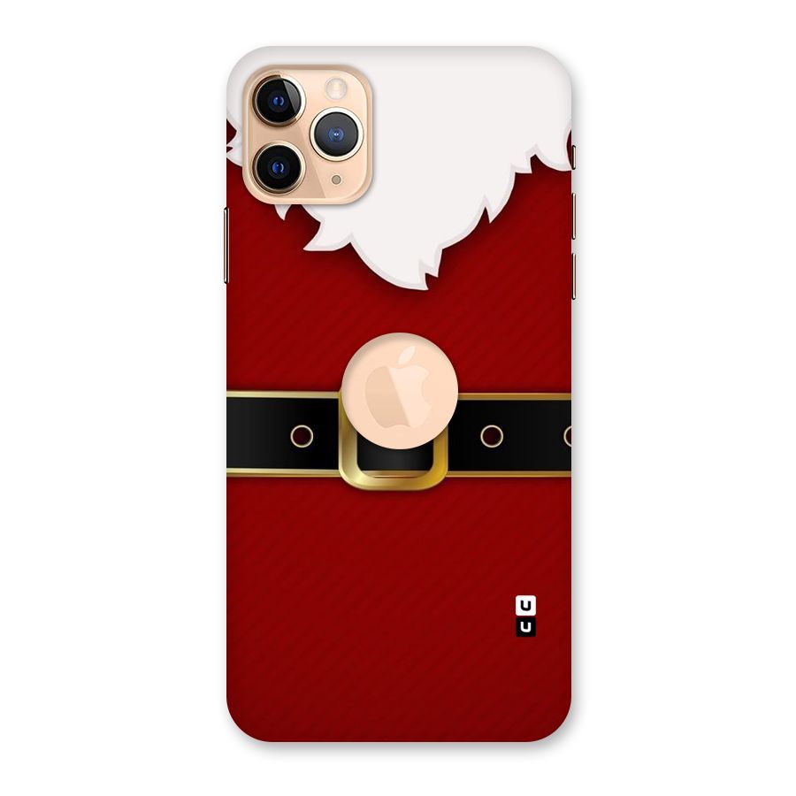Black Belt Design Back Case for iPhone 11 Pro Max Logo Cut