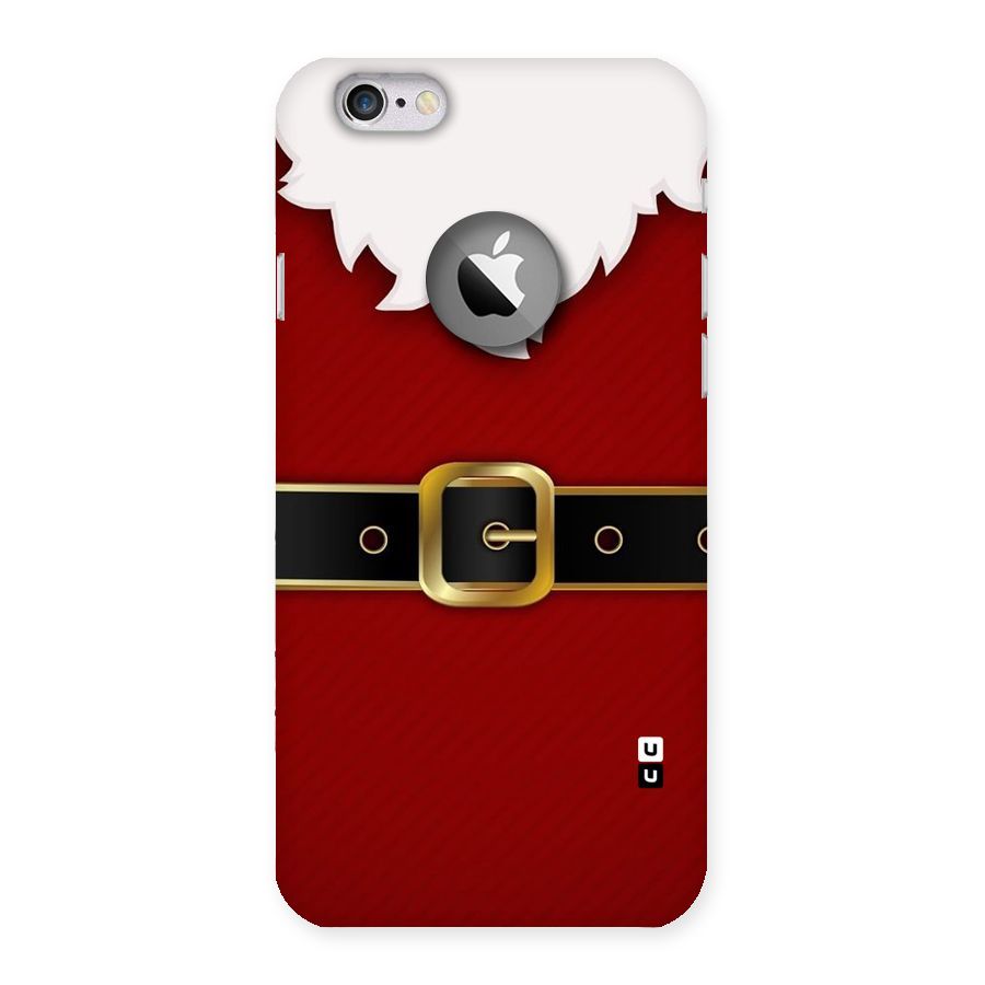 Black Belt Design Back Case for iPhone 6 Logo Cut