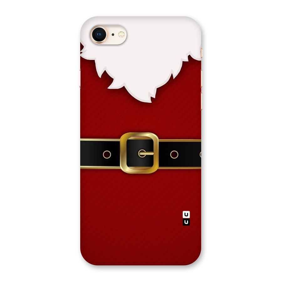 Black Belt Design Back Case for iPhone 8