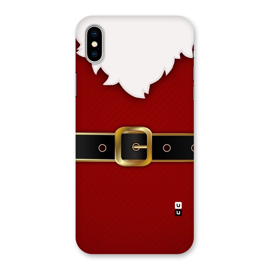 Black Belt Design Back Case for iPhone X