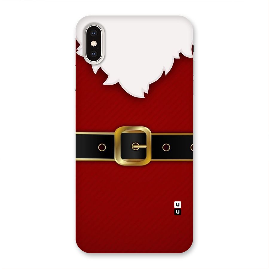 Black Belt Design Back Case for iPhone XS Max