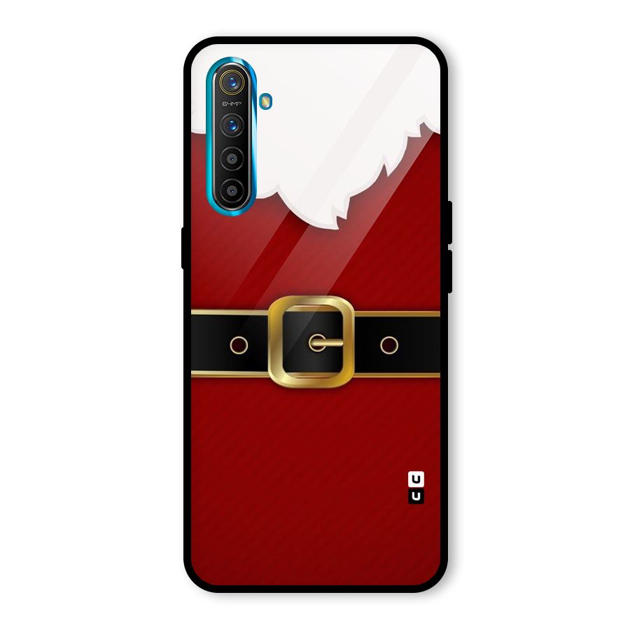 Black Belt Design Glass Back Case for Realme X2