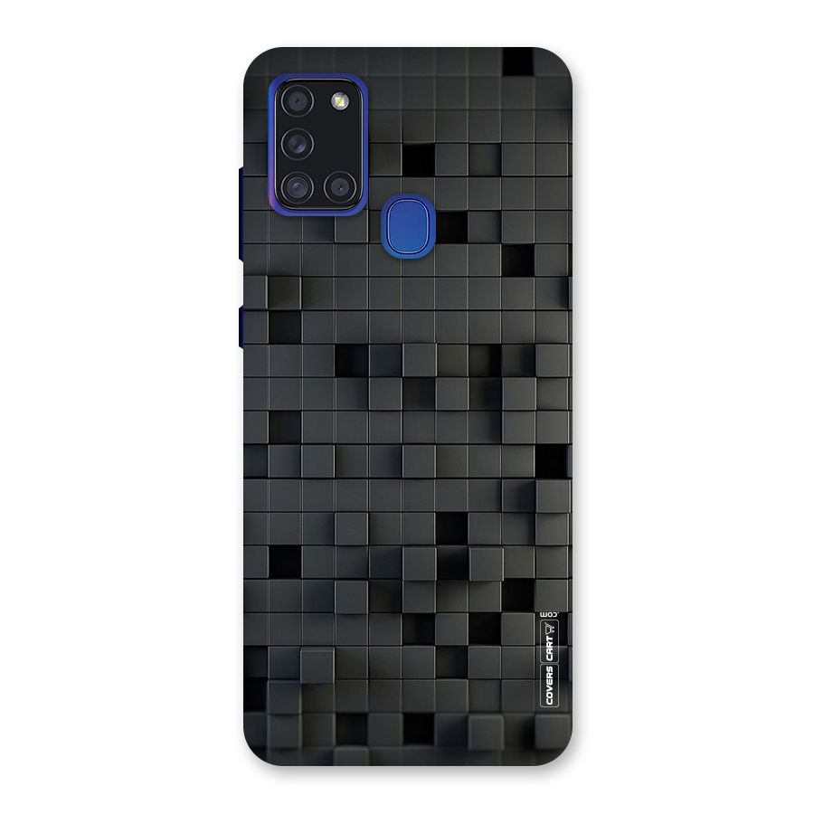 Black Bricks Back Case for Galaxy A21s