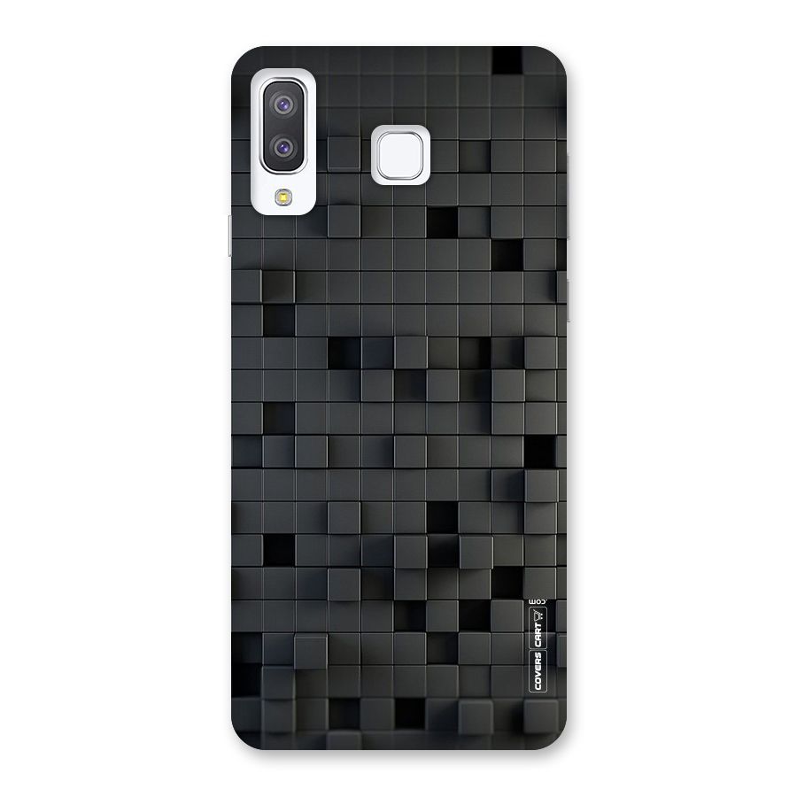 Black Bricks Back Case for Galaxy A8 Star