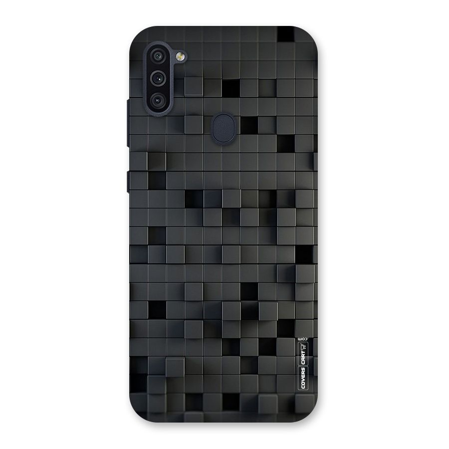 Black Bricks Back Case for Galaxy M11