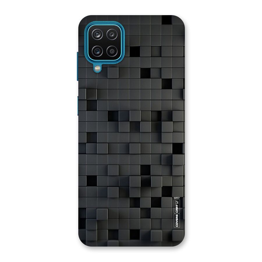 Black Bricks Back Case for Galaxy M12