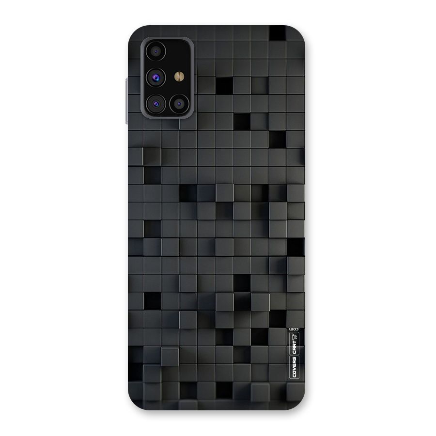 Black Bricks Back Case for Galaxy M31s