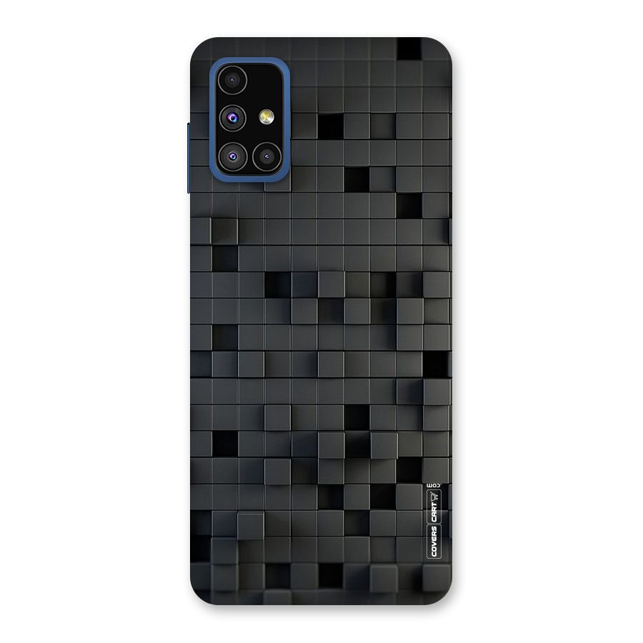 Black Bricks Back Case for Galaxy M51
