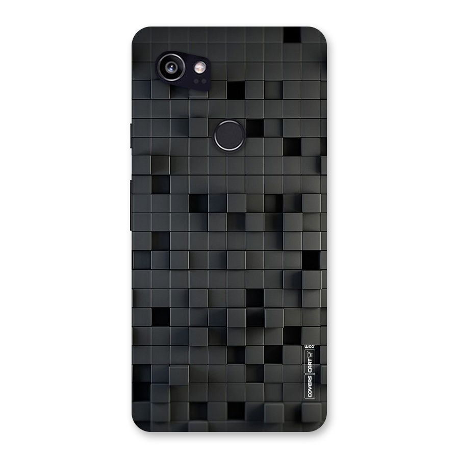 Black Bricks Back Case for Google Pixel 2 XL