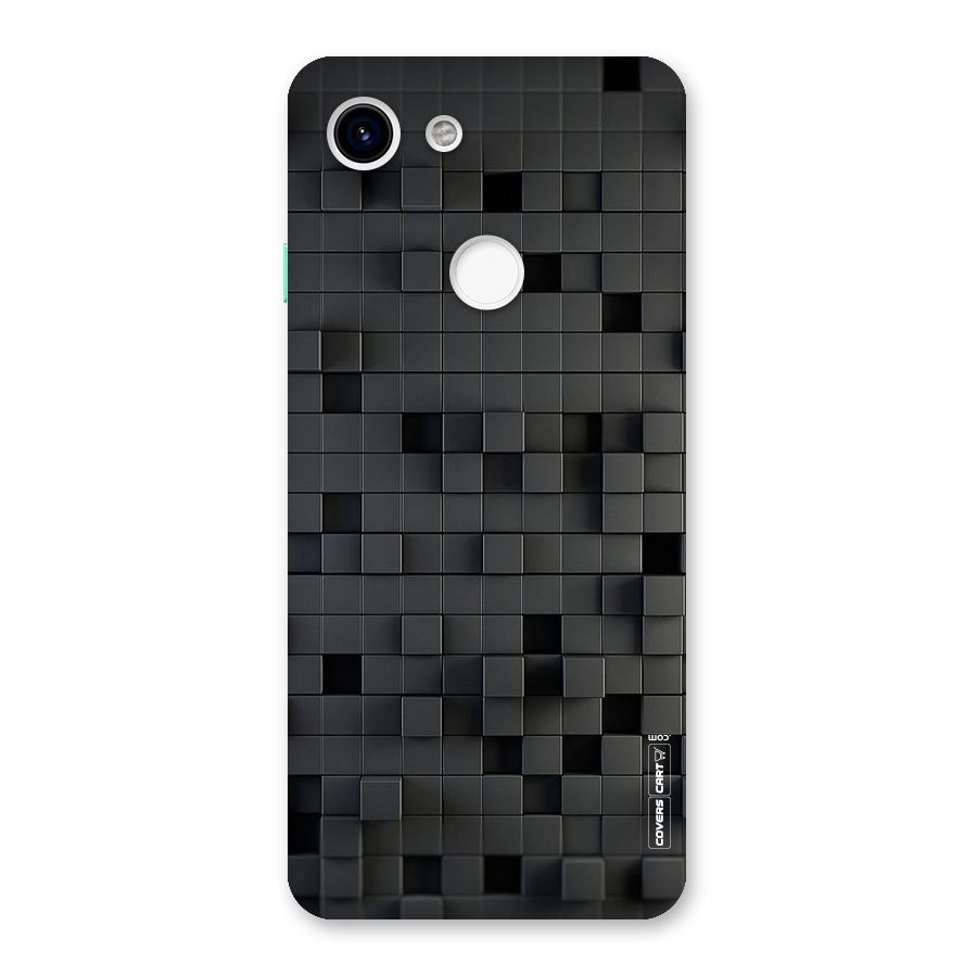 Black Bricks Back Case for Google Pixel 3