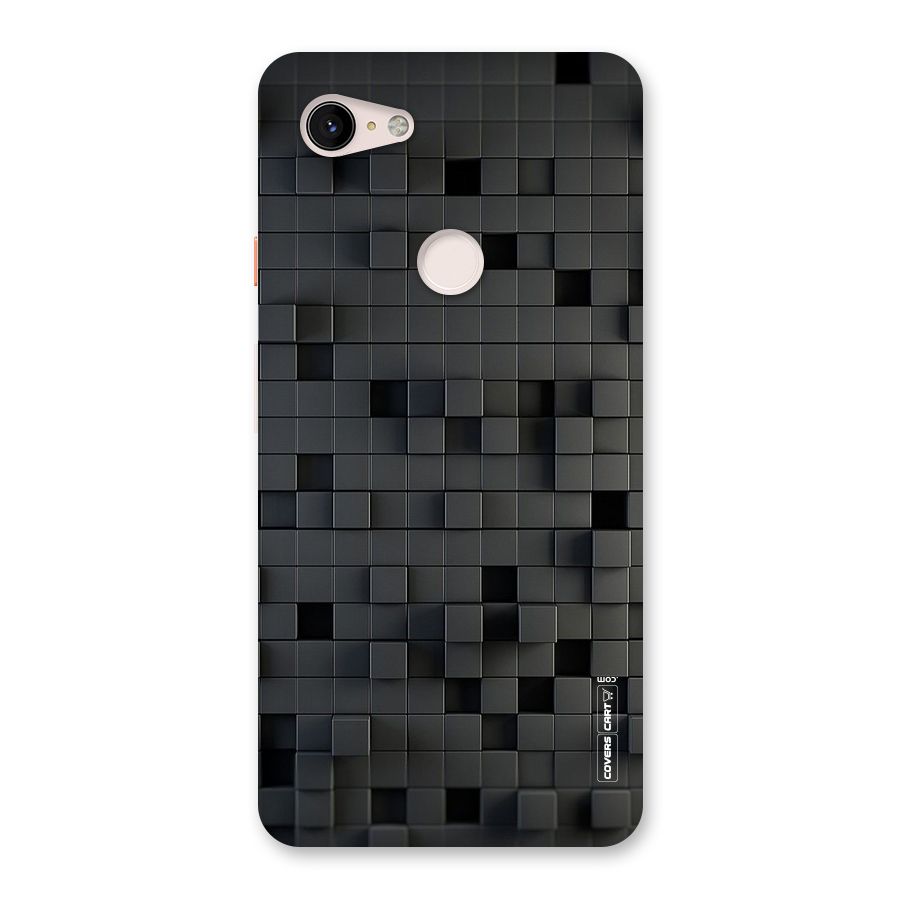 Black Bricks Back Case for Google Pixel 3 XL