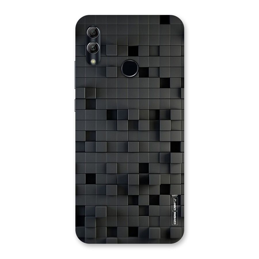 Black Bricks Back Case for Honor 10 Lite