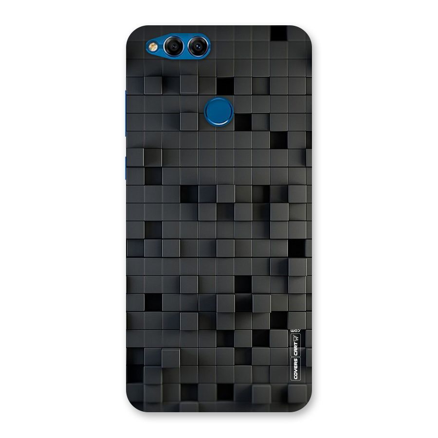 Black Bricks Back Case for Honor 7X