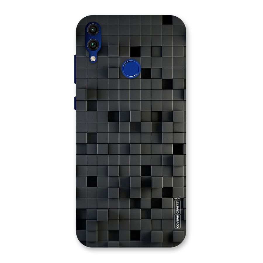 Black Bricks Back Case for Honor 8C