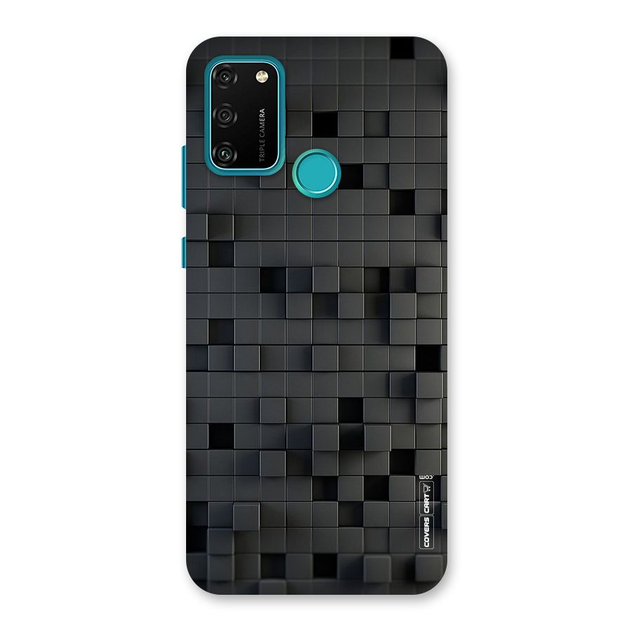 Black Bricks Back Case for Honor 9A