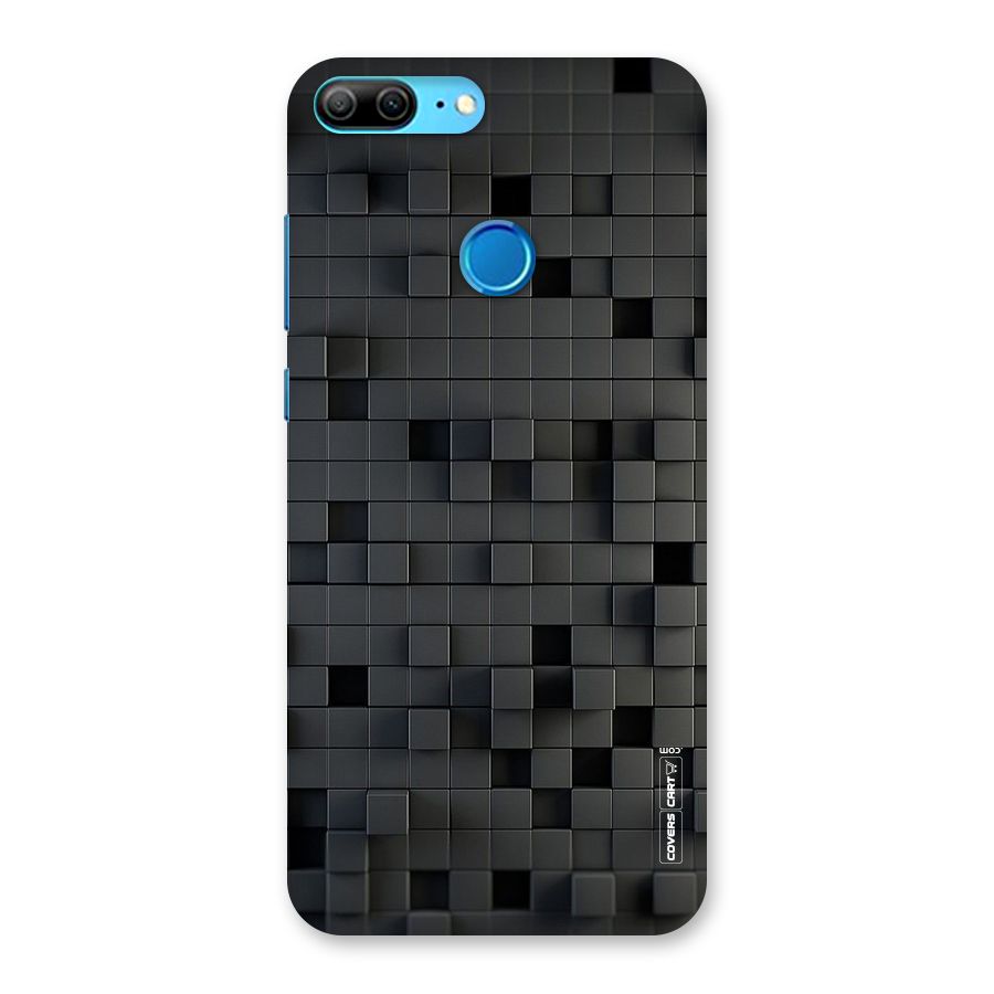 Black Bricks Back Case for Honor 9 Lite