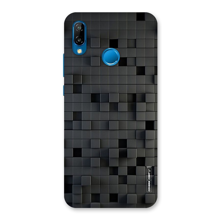Black Bricks Back Case for Huawei P20 Lite