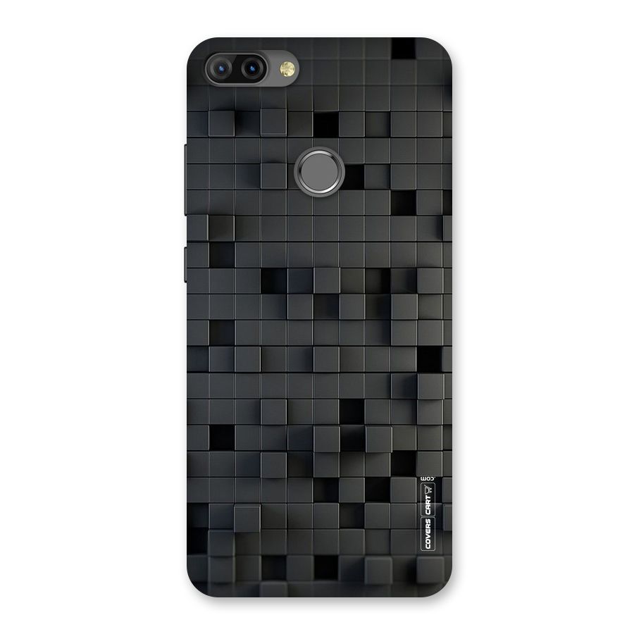 Black Bricks Back Case for Infinix Hot 6 Pro