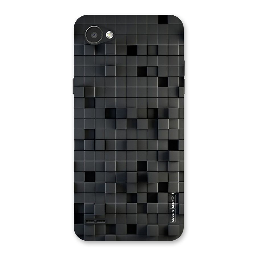 Black Bricks Back Case for LG Q6