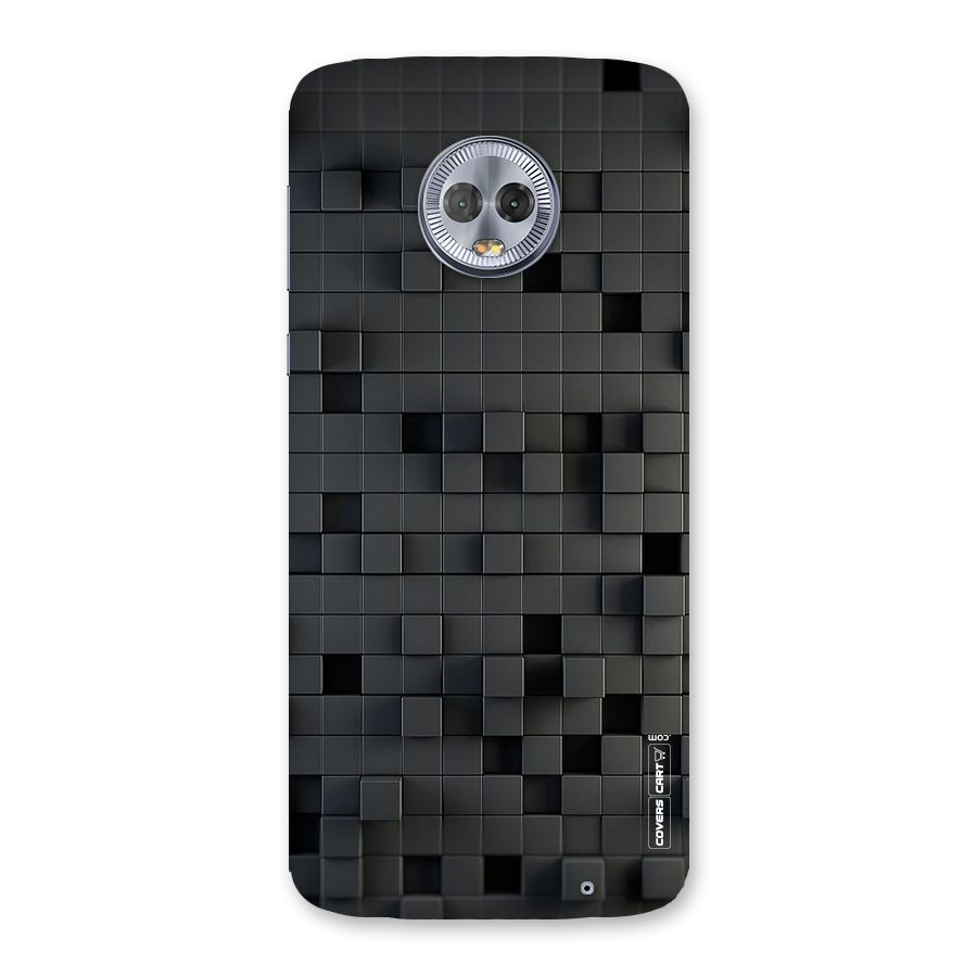 Black Bricks Back Case for Moto G6 Plus
