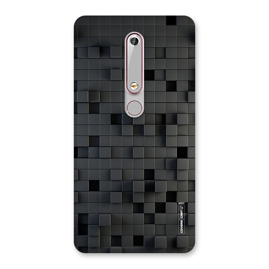 Black Bricks Back Case for Nokia 6.1