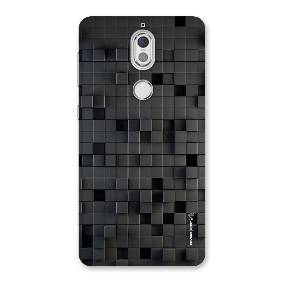Black Bricks Back Case for Nokia 7