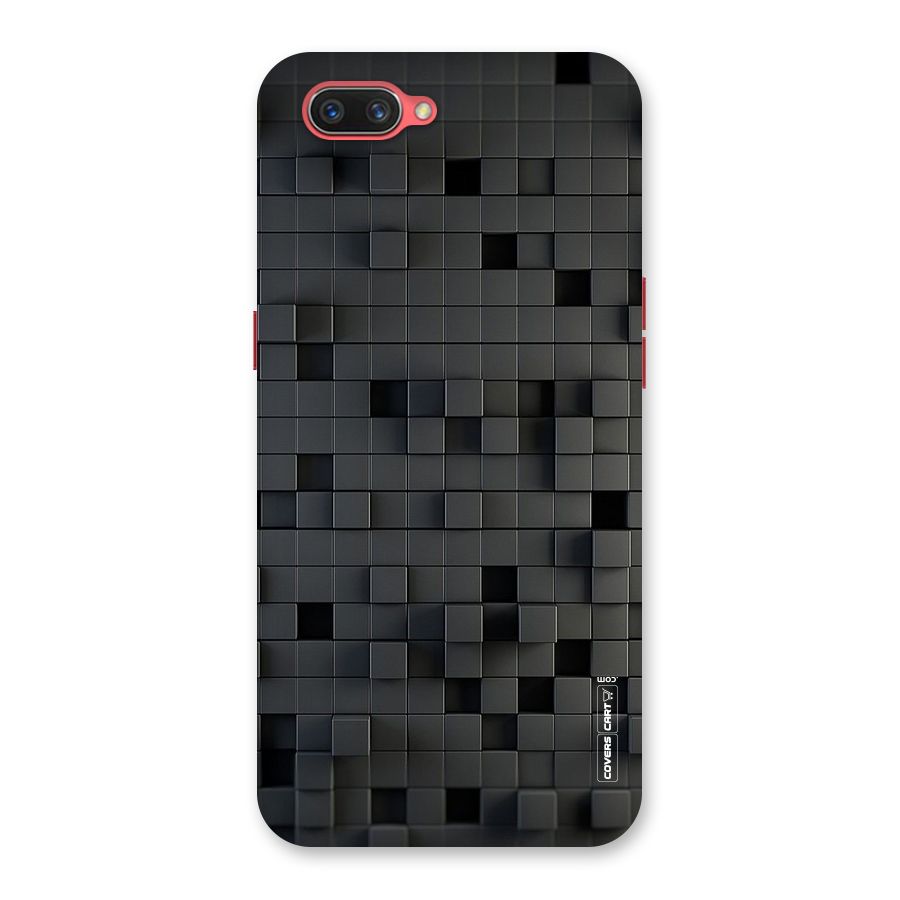 Black Bricks Back Case for Oppo A3s