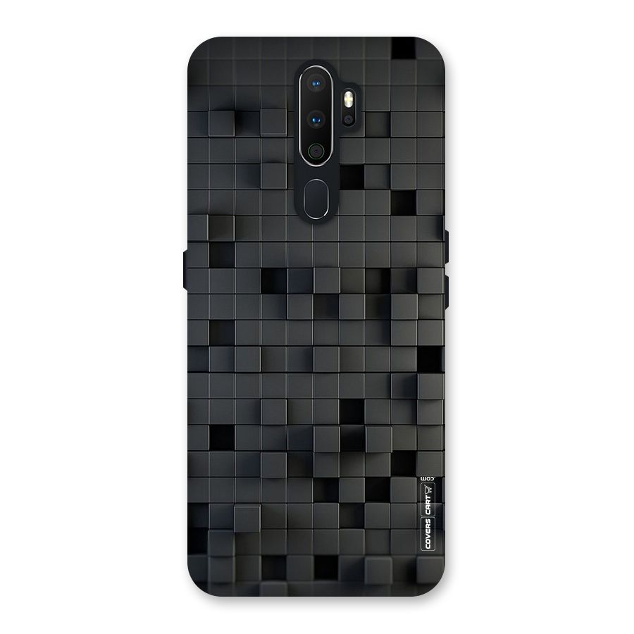 Black Bricks Back Case for Oppo A5 (2020)